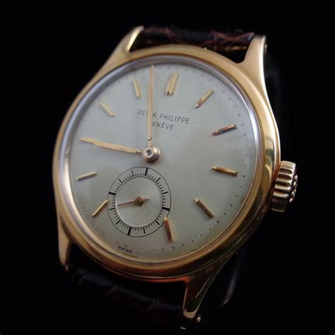 Very nice Patek Philippe 2451 in 18K yellow gold with 